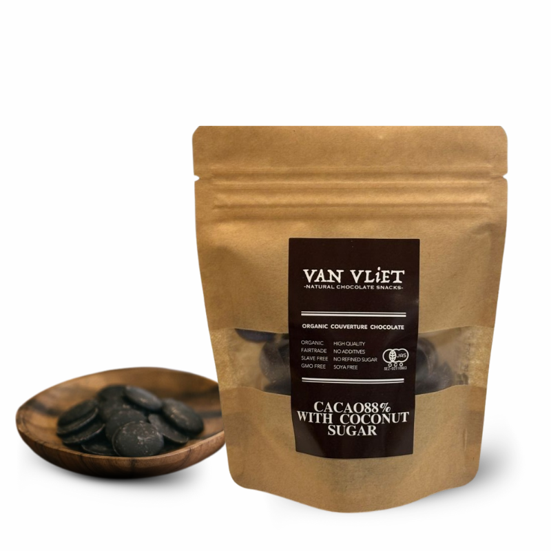 有機ビタークーベルチュールチョコレート（カカオ88％） – Van Vliet