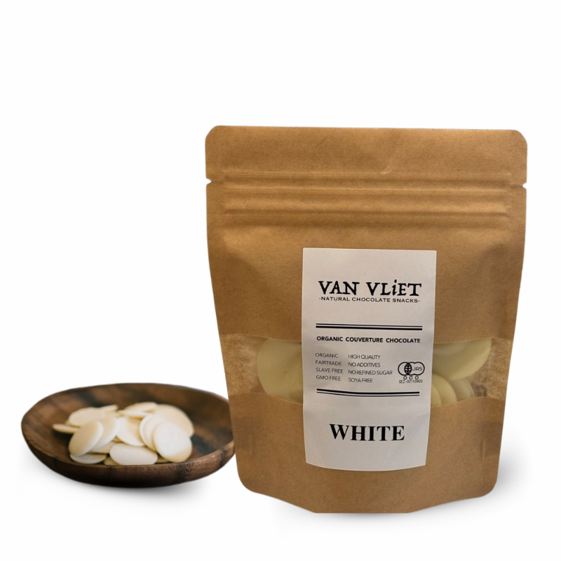 有機ホワイトクーベルチュールチョコレート – Van Vliet Natural