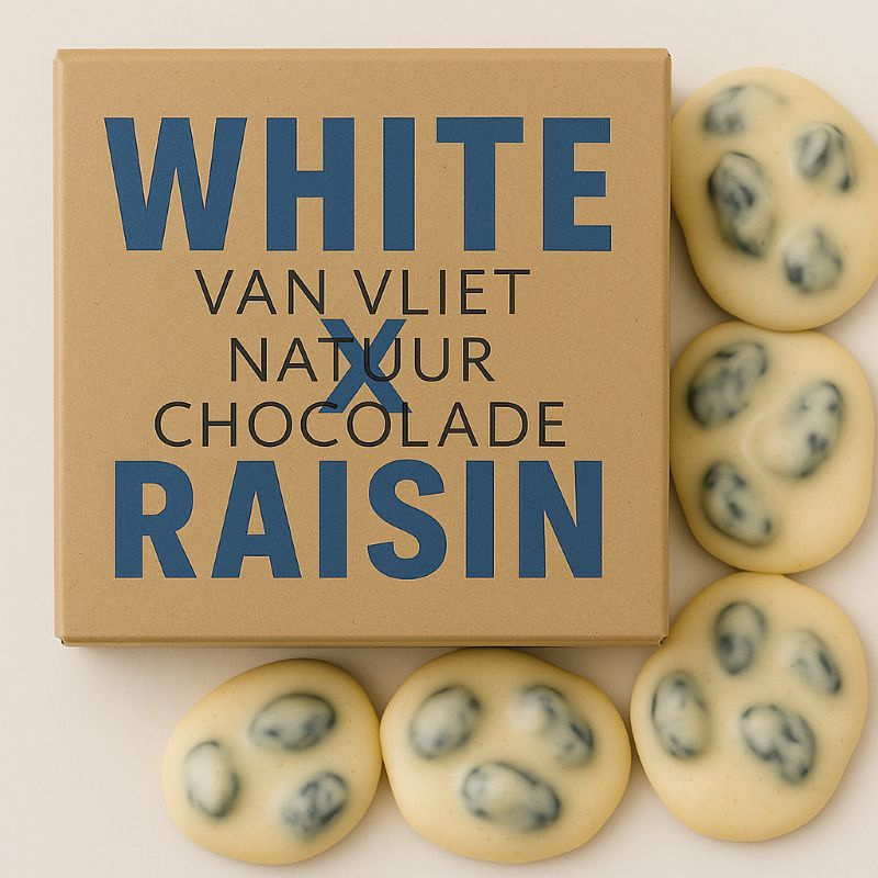 オーガニックチョコバイツギフトBOX（ホワイト×レーズン） – Van Vliet