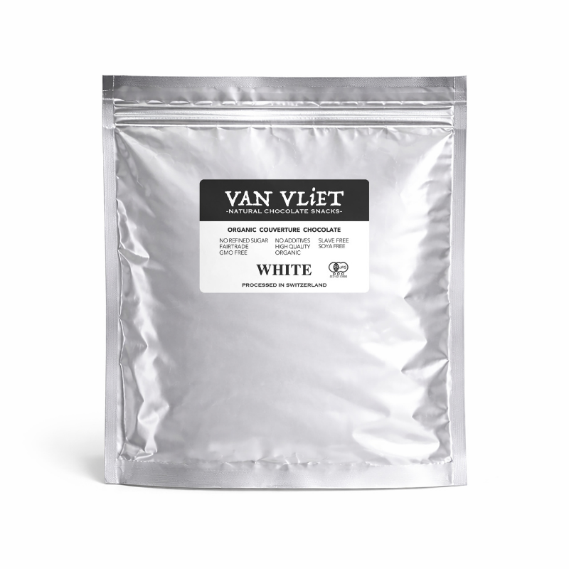 有機ホワイトクーベルチュールチョコレート