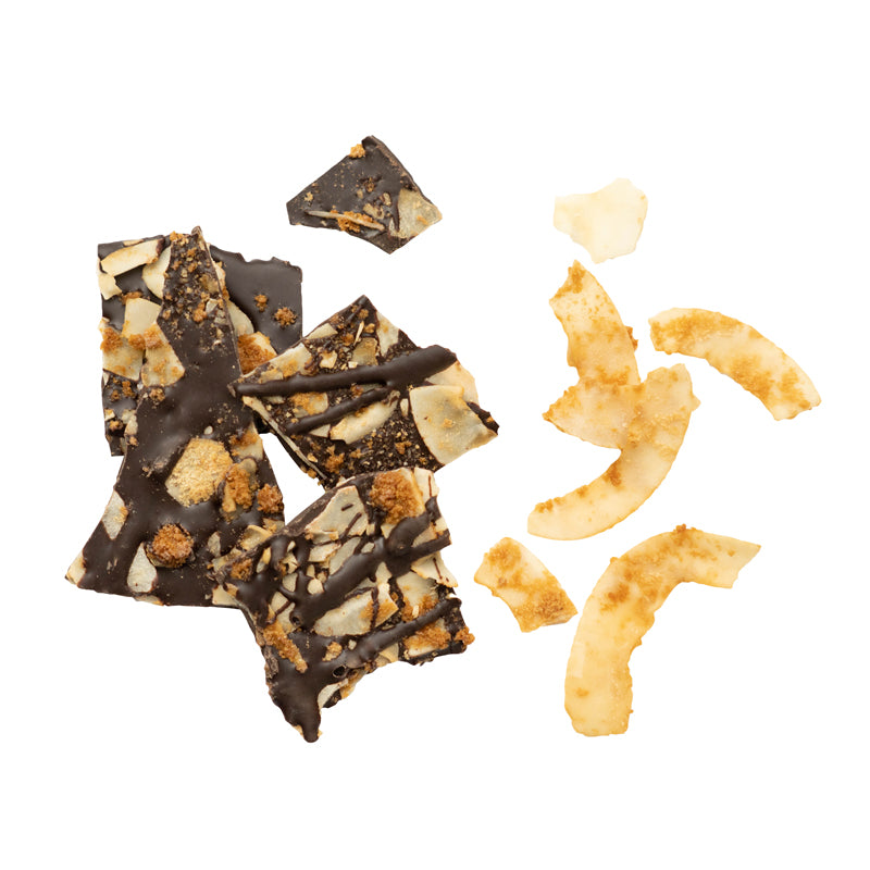 Coconut Chips Chocolate Bark
