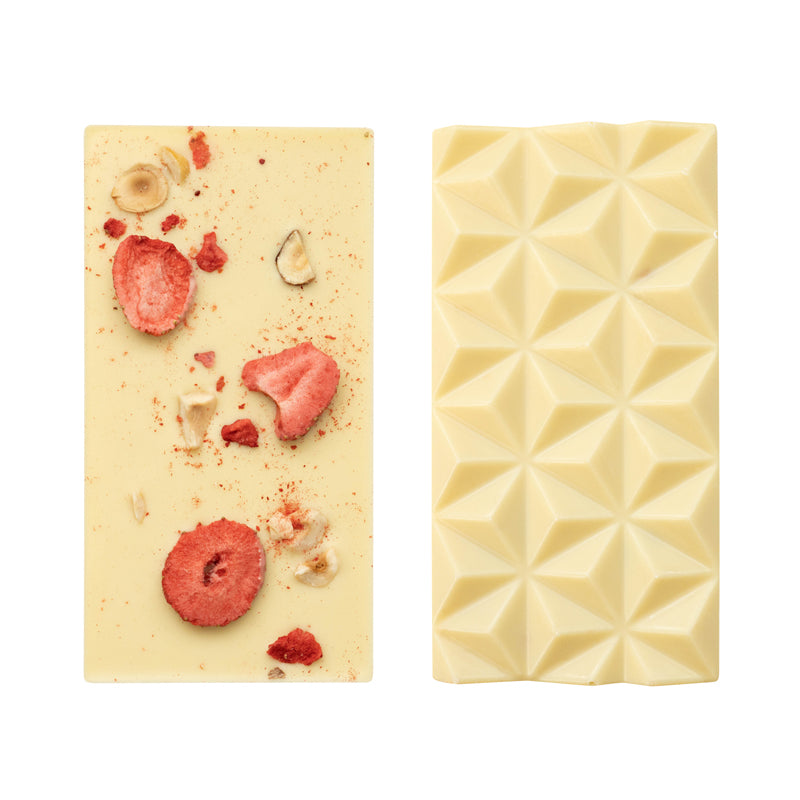 White Chocolate Strawberries & Hazelnuts