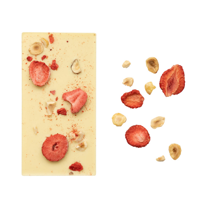 ホワイトチョコレートストロベリーとヘーゼルナッツ